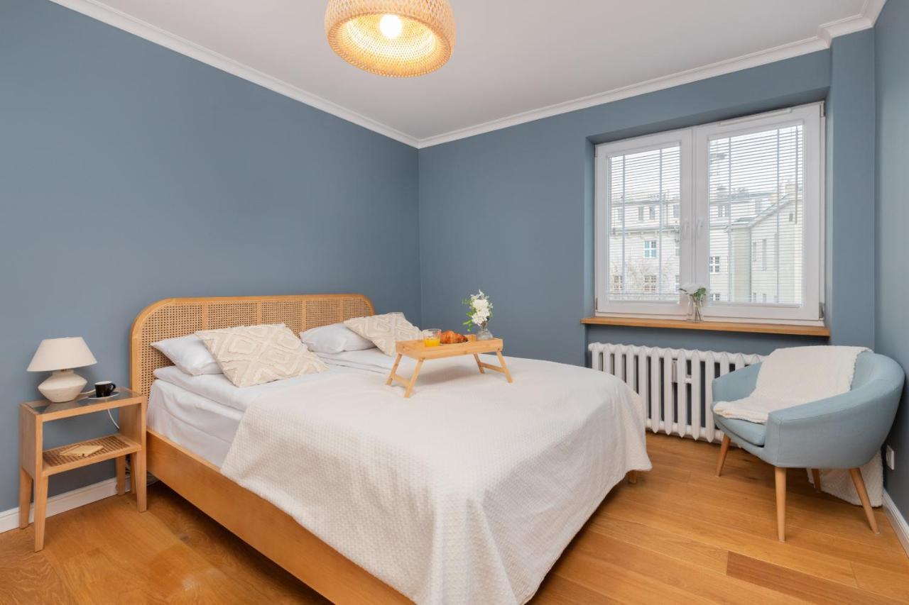 Cozy Pastel Two Bedroom Apartment In Central Gdynia By Noclegi Renters Eksteriør billede